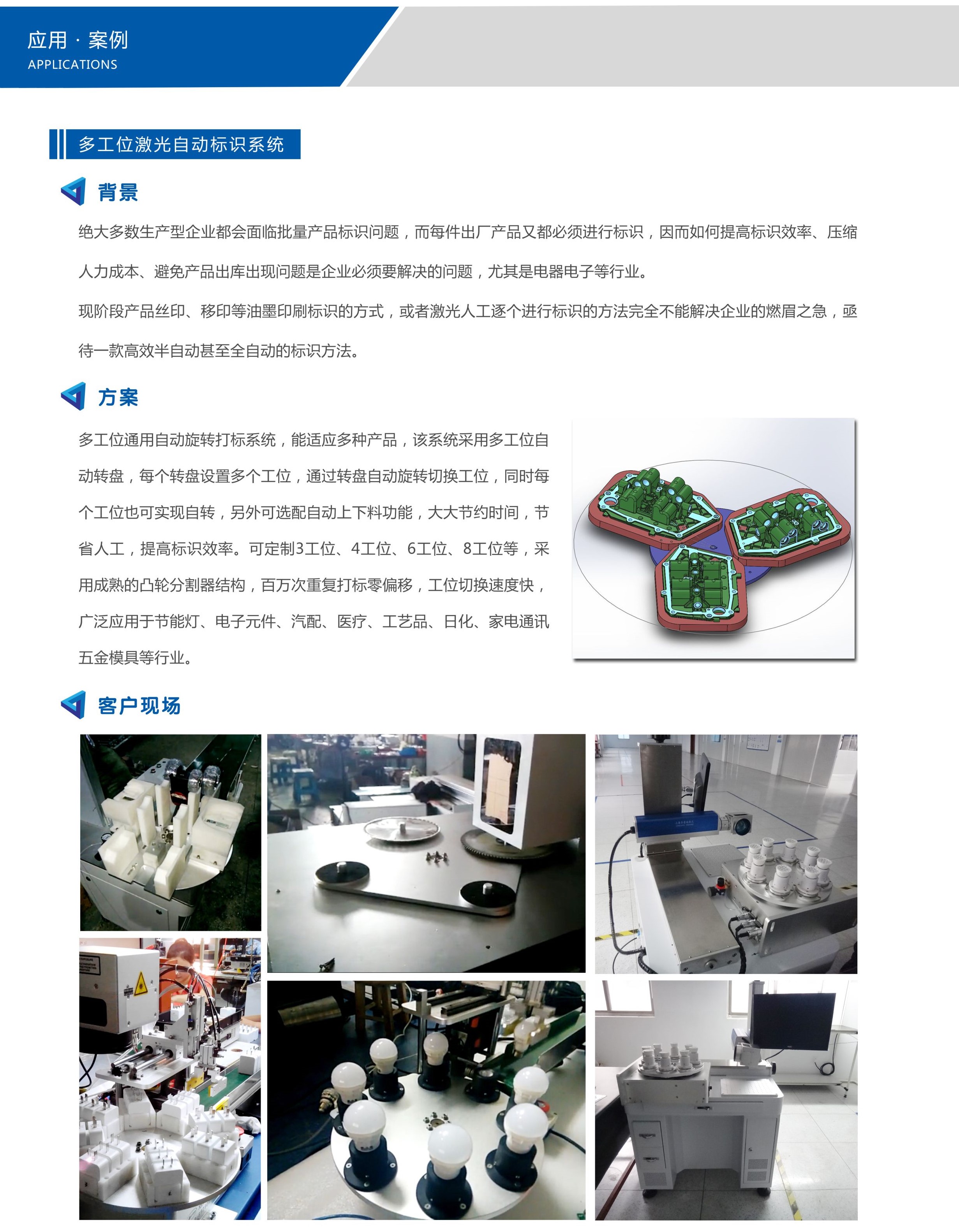 多工位激光自動(dòng)標(biāo)識(shí)系統(tǒng)(圖1)